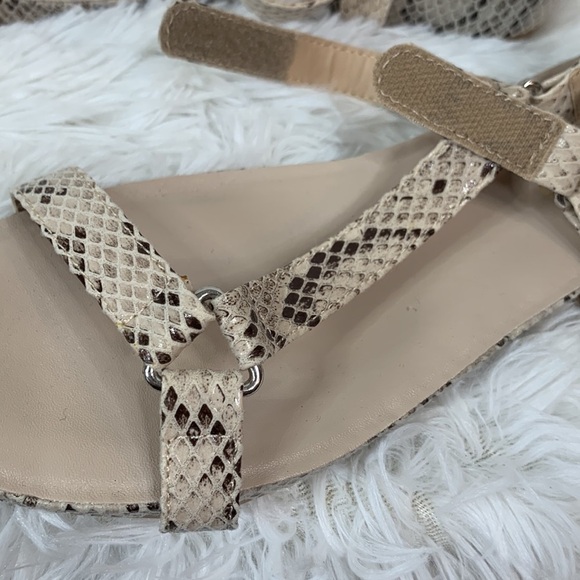 Restricted Snakeskin Sandals- NWT - Picture 7 of 12